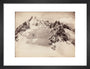 Peaks on the Hamta Pass, Himalayas, India, c 1850-1900. art print small black Art Print - Science Museum Shop