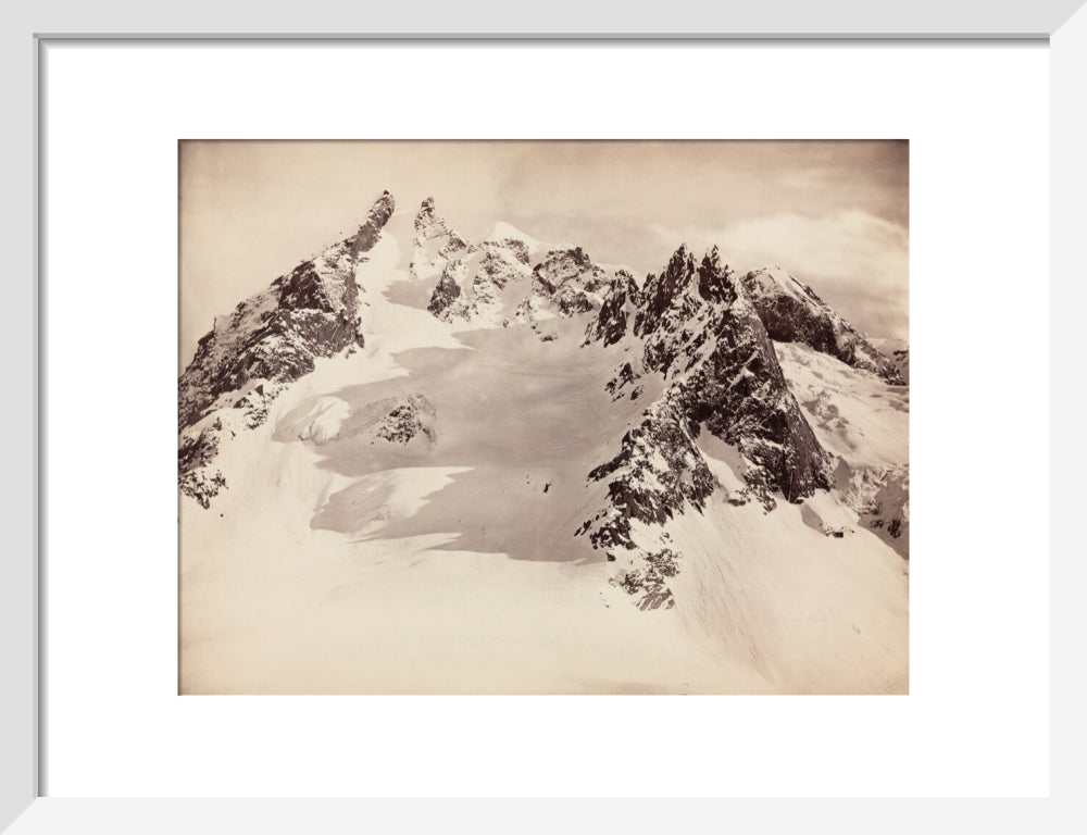 Peaks on the Hamta Pass, Himalayas, India, c 1850-1900. art print small white Art Print - Science Museum Shop