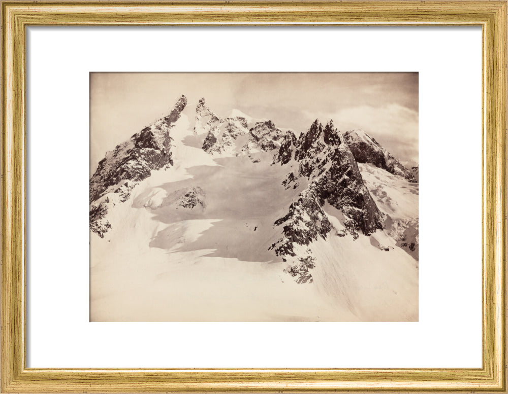 Peaks on the Hamta Pass, Himalayas, India, c 1850-1900. art print small gold Art Print - Science Museum Shop