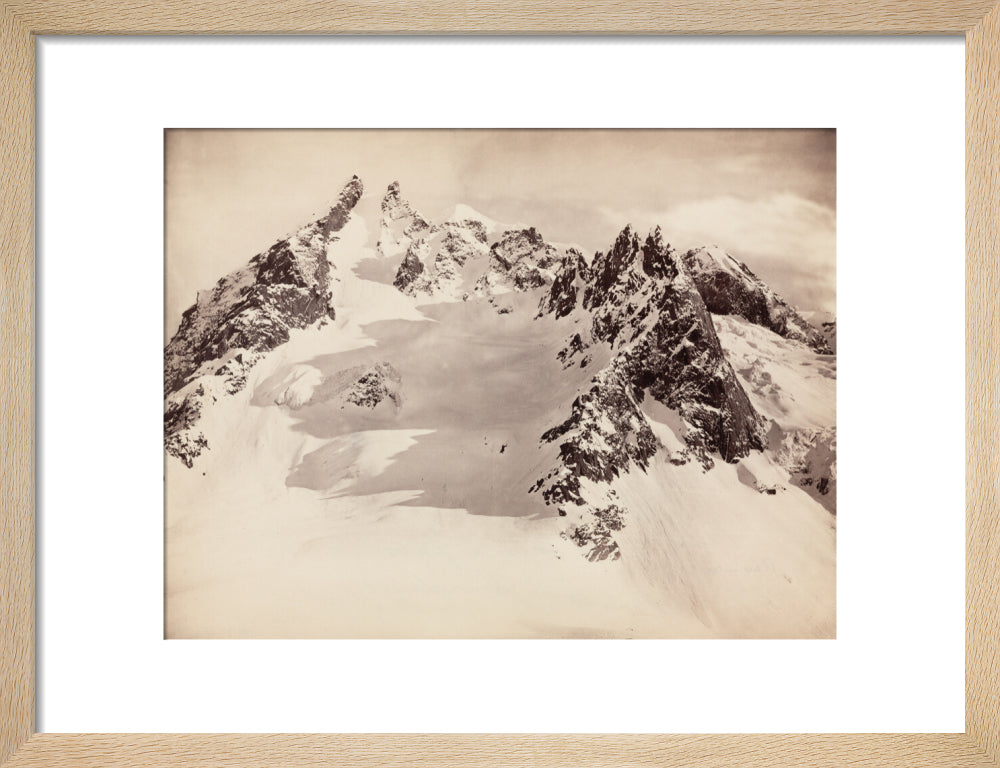 Peaks on the Hamta Pass, Himalayas, India, c 1850-1900. art print small natural Art Print - Science Museum Shop