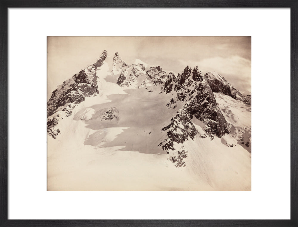 Peaks on the Hamta Pass, Himalayas, India, c 1850-1900. art print medium black Art Print - Science Museum Shop