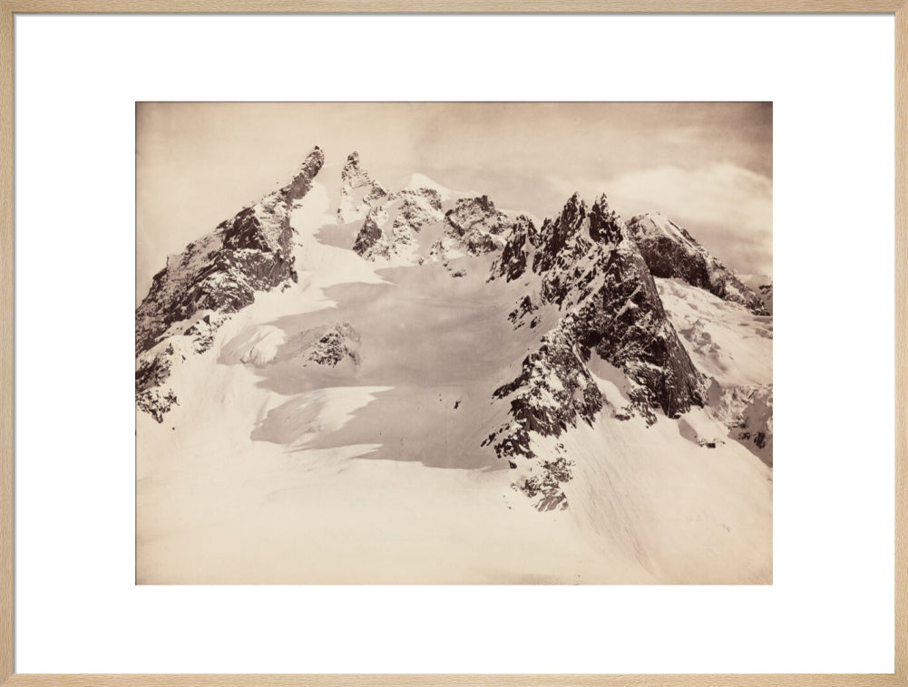Peaks on the Hamta Pass, Himalayas, India, c 1850-1900. art print extra large natural Art Print - Science Museum Shop