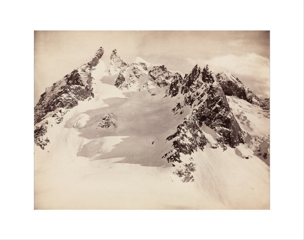 Peaks on the Hamta Pass, Himalayas, India, c 1850-1900. art print extra small none Art Print - Science Museum Shop