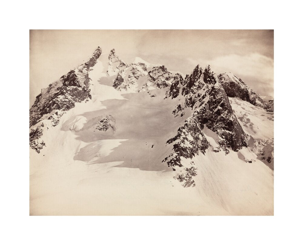Peaks on the Hamta Pass, Himalayas, India, c 1850-1900. unstretched canvas medium none Art Print - Science Museum Shop