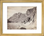 Unusual rock formations on the Spiti riverbed, India, c 1850-1900. art print extra small gold Art Print - Science Museum Shop