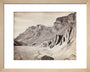 Unusual rock formations on the Spiti riverbed, India, c 1850-1900. art print extra small natural Art Print - Science Museum Shop