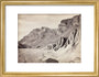 Unusual rock formations on the Spiti riverbed, India, c 1850-1900. art print small gold Art Print - Science Museum Shop