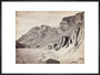 Unusual rock formations on the Spiti riverbed, India, c 1850-1900. art print extra large black Art Print - Science Museum Shop