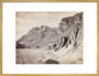 Unusual rock formations on the Spiti riverbed, India, c 1850-1900. art print extra large gold Art Print - Science Museum Shop