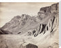 Unusual rock formations on the Spiti riverbed, India, c 1850-1900. stretched canvas large none Art Print - Science Museum Shop