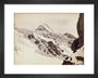 Peaks on the Hamta Pass, Himalayas, India, c 1850-1900. art print extra small black Art Print - Science Museum Shop