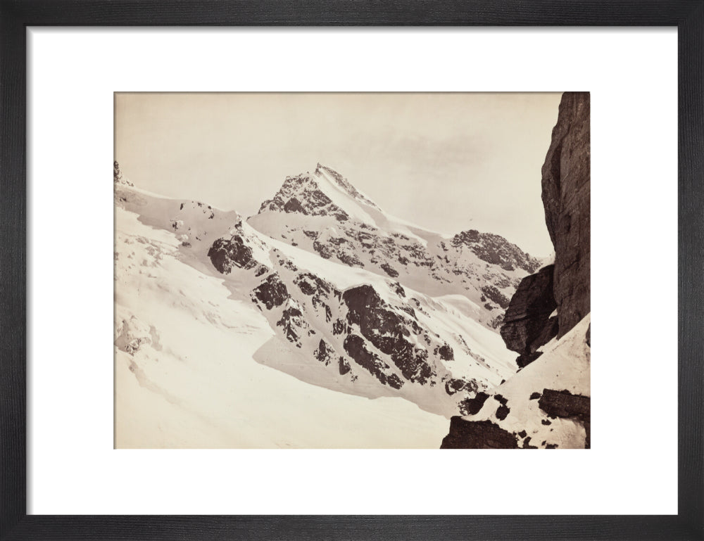 Peaks on the Hamta Pass, Himalayas, India, c 1850-1900. art print small black Art Print - Science Museum Shop