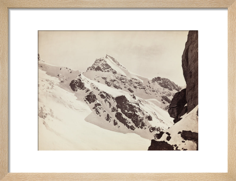 Peaks on the Hamta Pass, Himalayas, India, c 1850-1900. art print small natural Art Print - Science Museum Shop