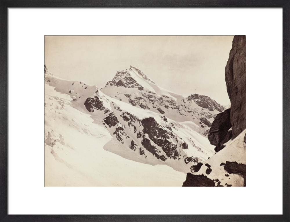 Peaks on the Hamta Pass, Himalayas, India, c 1850-1900. art print medium black Art Print - Science Museum Shop