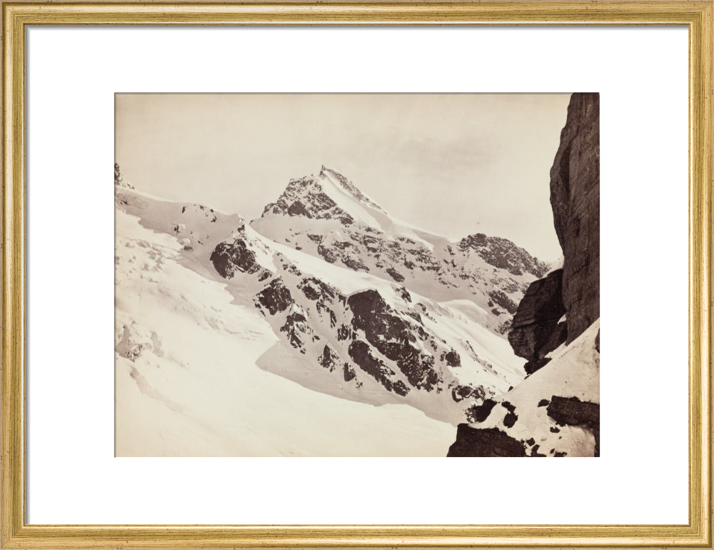 Peaks on the Hamta Pass, Himalayas, India, c 1850-1900. art print medium gold Art Print - Science Museum Shop
