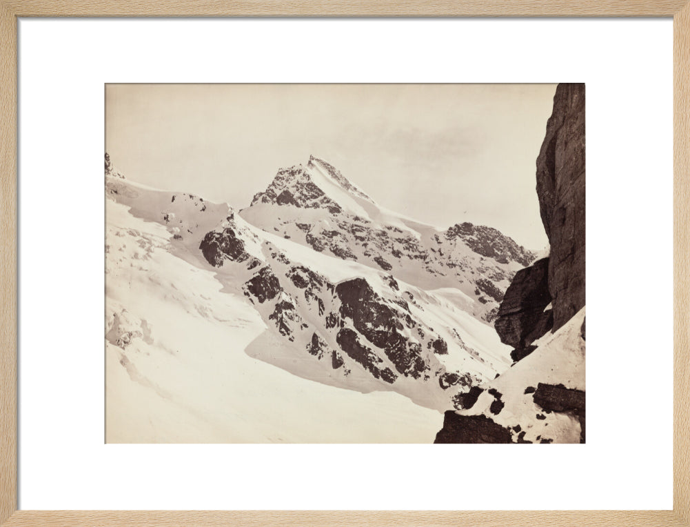 Peaks on the Hamta Pass, Himalayas, India, c 1850-1900. art print medium natural Art Print - Science Museum Shop