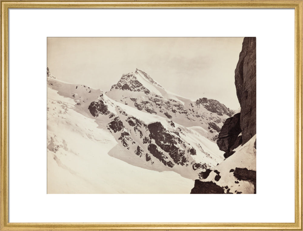 Peaks on the Hamta Pass, Himalayas, India, c 1850-1900. art print large gold Art Print - Science Museum Shop