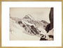 Peaks on the Hamta Pass, Himalayas, India, c 1850-1900. art print extra large gold Art Print - Science Museum Shop