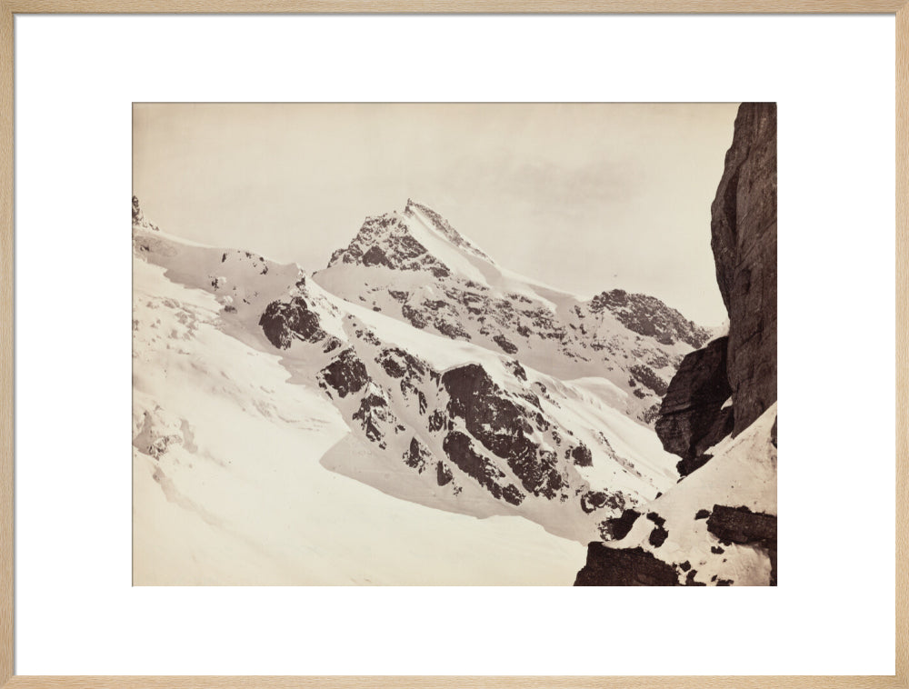 Peaks on the Hamta Pass, Himalayas, India, c 1850-1900. art print extra large natural Art Print - Science Museum Shop