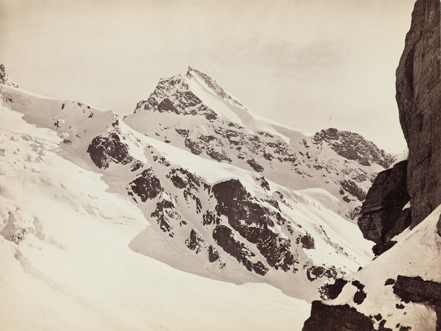 Peaks on the Hamta Pass, Himalayas, India, c 1850-1900. Art Print - Science Museum Shop