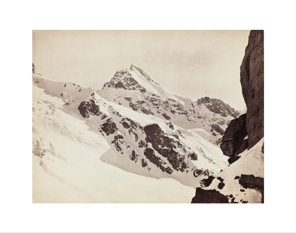 Peaks on the Hamta Pass, Himalayas, India, c 1850-1900. art print extra small none Art Print - Science Museum Shop
