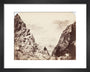 View from Mount Sinai, Egypt, c 1850-1900. art print extra small black Art Print - Science Museum Shop