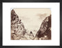 View from Mount Sinai, Egypt, c 1850-1900. art print small black Art Print - Science Museum Shop