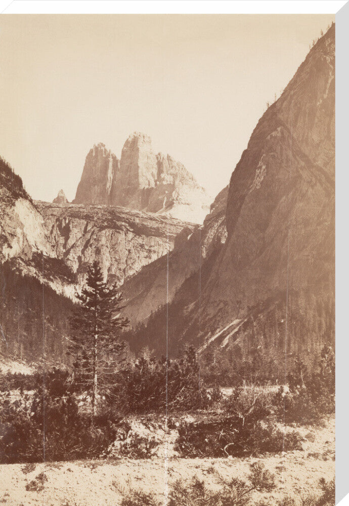 The Dolomites, Italy, c 1850-1900. stretched canvas extra large none Art Print - Science Museum Shop