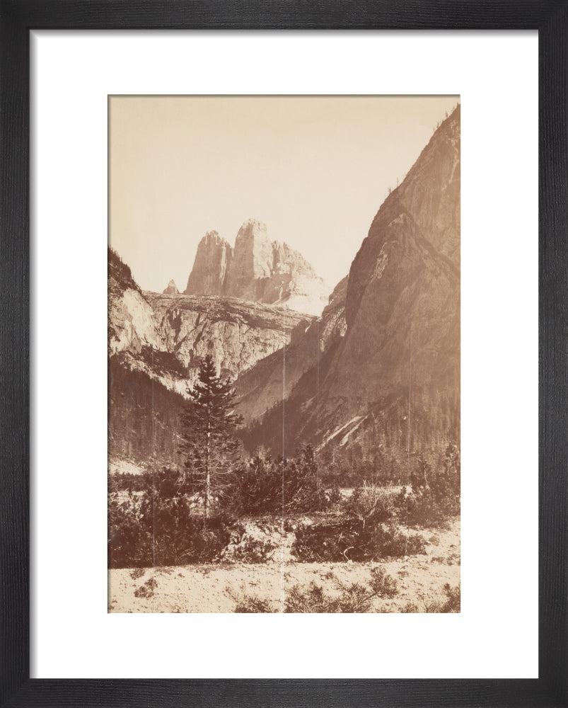 The Dolomites, Italy, c 1850-1900. art print extra small black Art Print - Science Museum Shop