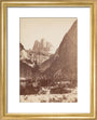 The Dolomites, Italy, c 1850-1900. art print extra small gold Art Print - Science Museum Shop