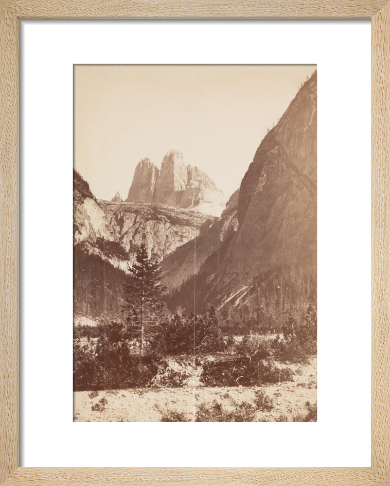 The Dolomites, Italy, c 1850-1900. art print extra small natural Art Print - Science Museum Shop