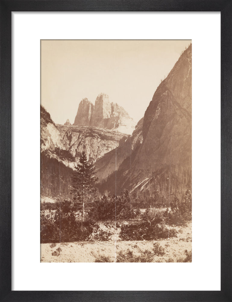 The Dolomites, Italy, c 1850-1900. art print small black Art Print - Science Museum Shop