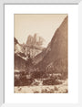 The Dolomites, Italy, c 1850-1900. art print small white Art Print - Science Museum Shop