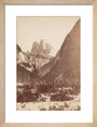 The Dolomites, Italy, c 1850-1900. art print small natural Art Print - Science Museum Shop