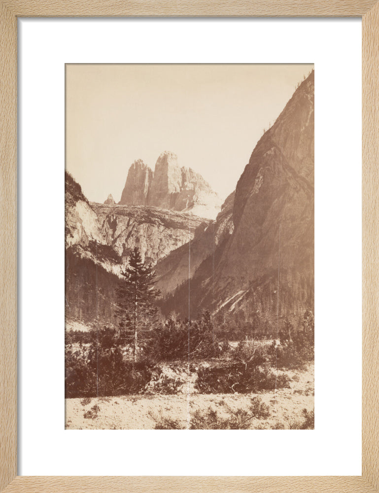 The Dolomites, Italy, c 1850-1900. art print small natural Art Print - Science Museum Shop