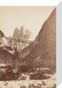 The Dolomites, Italy, c 1850-1900. stretched canvas small none Art Print - Science Museum Shop
