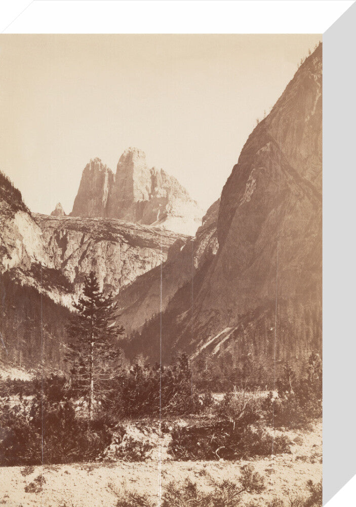 The Dolomites, Italy, c 1850-1900. stretched canvas small none Art Print - Science Museum Shop