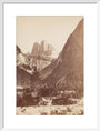The Dolomites, Italy, c 1850-1900. art print medium white Art Print - Science Museum Shop