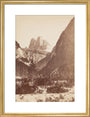 The Dolomites, Italy, c 1850-1900. art print medium gold Art Print - Science Museum Shop