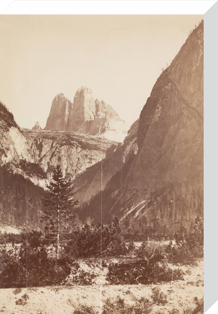 The Dolomites, Italy, c 1850-1900. stretched canvas medium none Art Print - Science Museum Shop