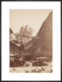 The Dolomites, Italy, c 1850-1900. art print extra large black Art Print - Science Museum Shop