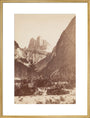 The Dolomites, Italy, c 1850-1900. art print extra large gold Art Print - Science Museum Shop