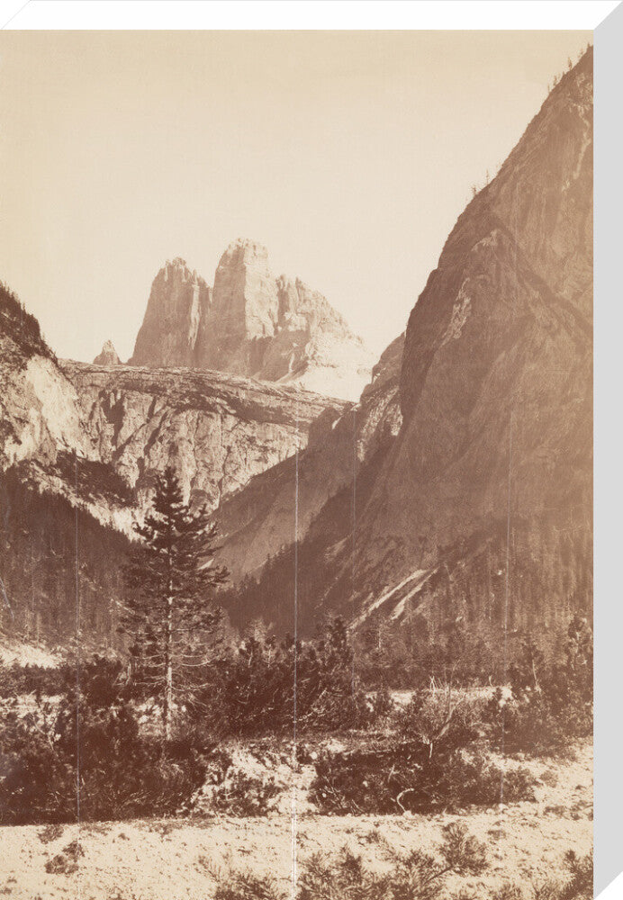 The Dolomites, Italy, c 1850-1900. stretched canvas large none Art Print - Science Museum Shop