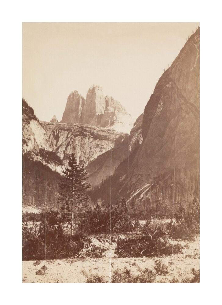The Dolomites, Italy, c 1850-1900. unstretched canvas large none Art Print - Science Museum Shop