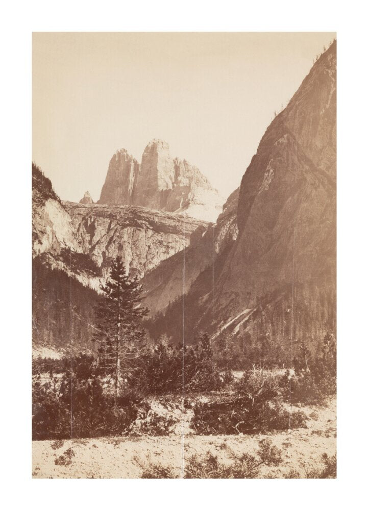 The Dolomites, Italy, c 1850-1900. unstretched canvas extra large none Art Print - Science Museum Shop
