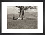 Black and white photograph entitled 'The Black River' art print small black Art Print - Science Museum Shop
