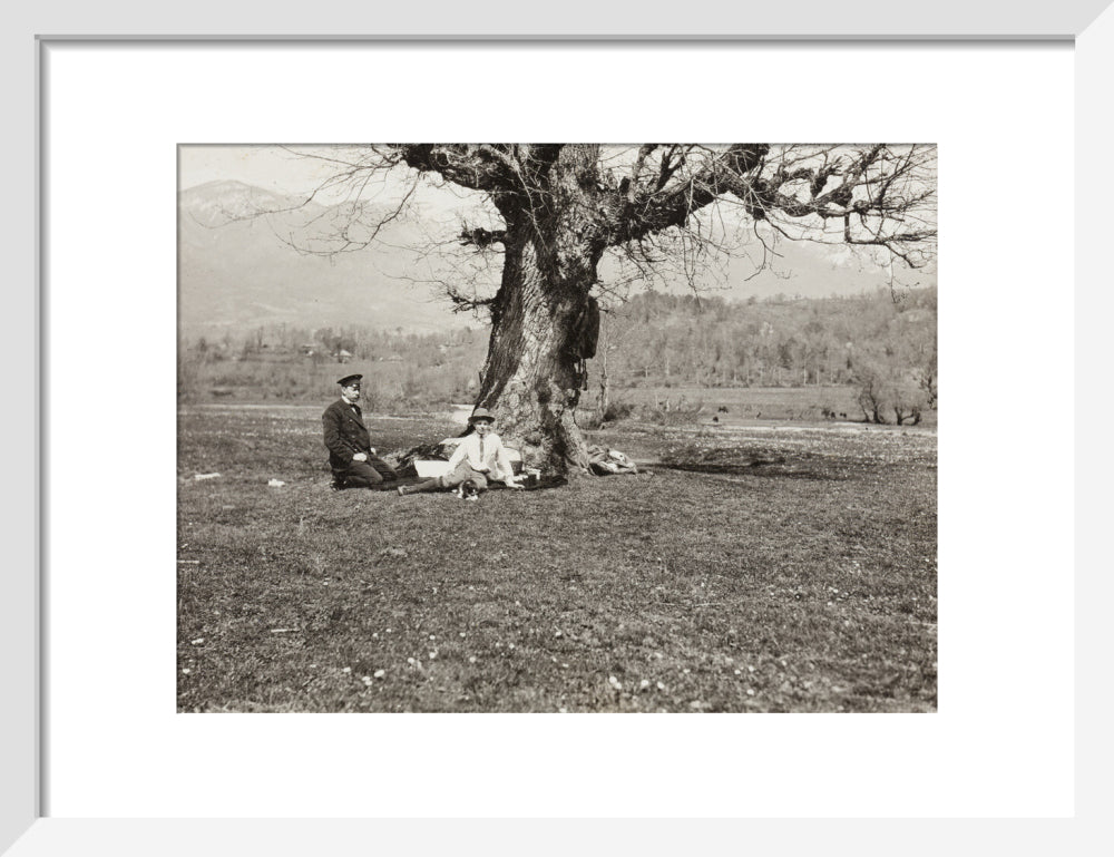 Black and white photograph entitled 'The Black River' art print small white Art Print - Science Museum Shop