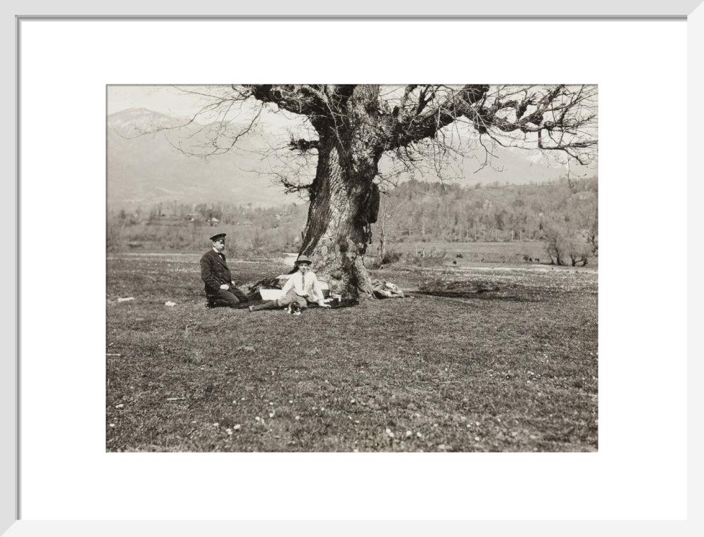 Black and white photograph entitled 'The Black River' art print medium white Art Print - Science Museum Shop