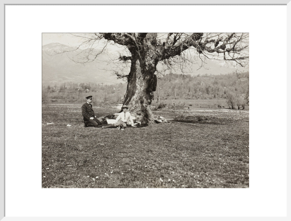 Black and white photograph entitled 'The Black River' art print extra large white Art Print - Science Museum Shop