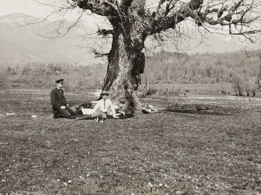 Black and white photograph entitled 'The Black River' Art Print - Science Museum Shop